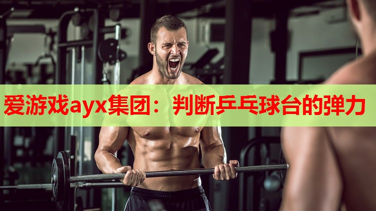 爱游戏ayx集团：判断乒乓球台的弹力